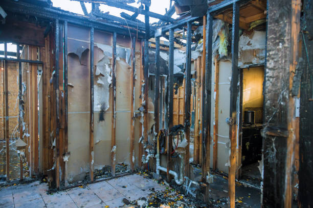Professional Emergency Fire Damage Restoration technician working in Excelsior, MN
